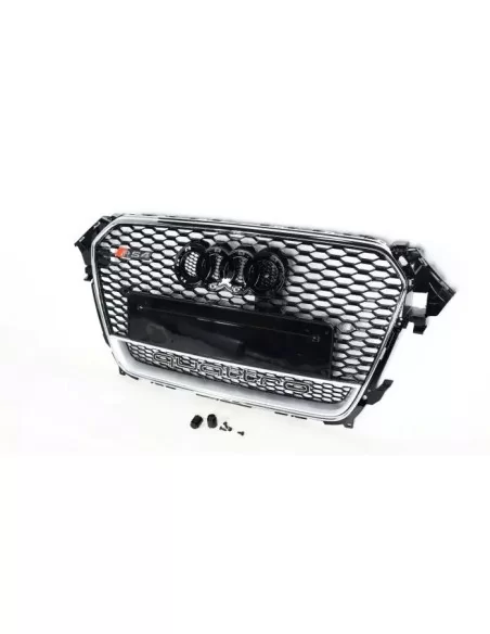  - Audi - Audi RS4 Chrom Quattro Frontstoßstange Kühlergrill für Audi A4 2012-2015 - 3 - Audi RS4 Chrome Quattro Stoßstange Kühl