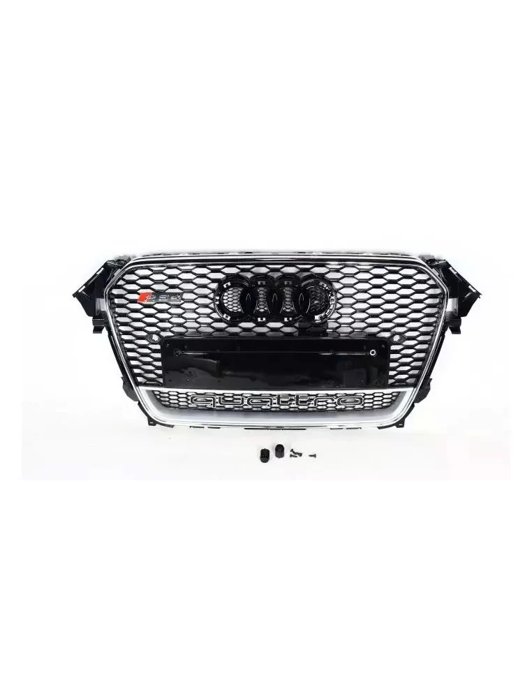  - Audi - Chromowana osłona chłodnicy przedniego zderzaka Audi RS4 Quattro do Audi A4 2012-2015 - 1 - Kup Audi RS4 Chromowana os