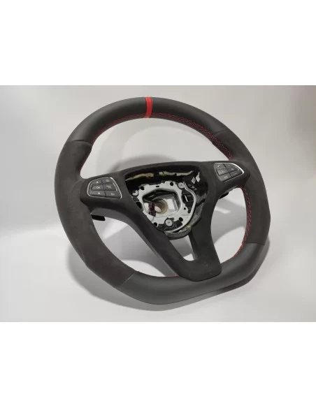  - Steering Wheels - Mercedes-Benz GLE GLC GLS C CLA W205 W166 X166 Steering Wheel Leather Alcantara - 3 - Enhance your driving 