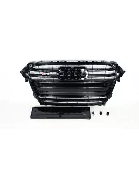  - Audi - Audi S4 all BLACK front bumper radiator grille for Audi A4 2012-2015 - 1 - Buy Audi S4 All BLACK Front Bumper Radiator