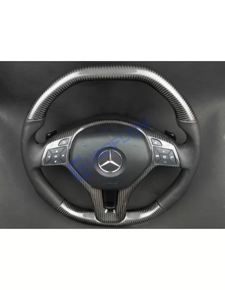  - Volante - Mercedes-Benz AMG Classe C CLS SLK Classe E W207 W212 W172 W218 W204 Volante in pelle di carbonio - 10 - Potenziate