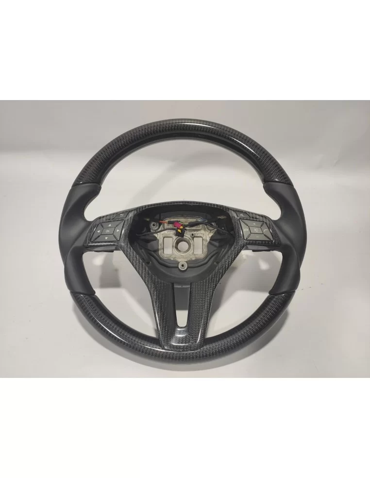  - Steering Wheels - 奔驰 E 级 W212 碳皮方向盘 - 1 - 梅赛德斯-奔驰 E 级 W212 方向盘由优质碳纤维皮革制成，握感时尚舒适，让您的内饰更显档次！✉️✏️