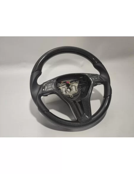  - Steering Wheels - 奔驰 E 级 W212 碳皮方向盘 - 3 - 梅赛德斯-奔驰 E 级 W212 方向盘由优质碳纤维皮革制成，握感时尚舒适，让您的内饰更显档次！✉️✏️