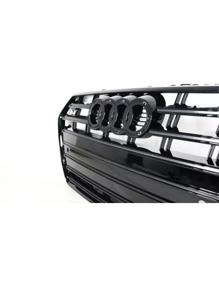  - Audi - Audi S4 S-line ALL BLACK front bumper radiator grille for Audi A4 2015-2019 - 3 - Buy Audi S4 S-Line BLACK Bumper Radi