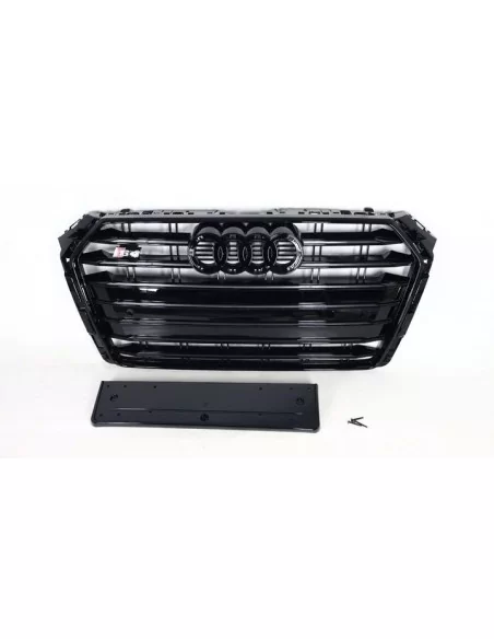  - Audi - Audi S4 S-line ALL BLACK front bumper radiator grille for Audi A4 2015-2019 - 1 - Buy Audi S4 S-Line BLACK Bumper Radi