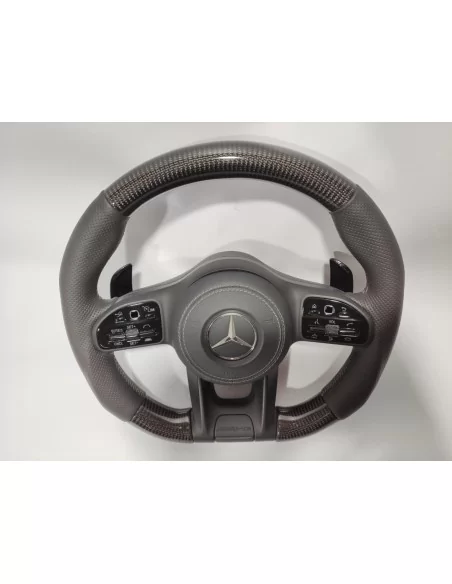  - Steering Wheels - AMG 梅赛德斯-奔驰 S 级 G 级 S222 W463A 碳皮方向盘 - 6 - AMG 梅赛德斯-奔驰 S 级 G 系列 S222 W463A 方向盘采用优质碳纤维皮革打造，尽显优雅，让您的驾驶体验更上一层楼