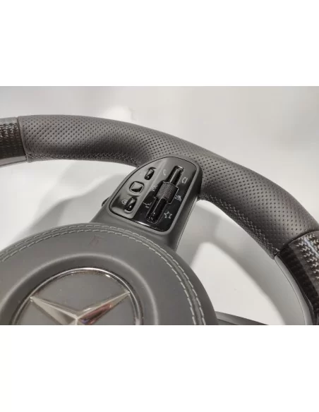  - Steering Wheels - AMG Mercedes-Benz Klasa S Klasa G S222 W463A Kierownica ze skóry węglowej - 7 - AMG Mercedes-Benz Klasa S K