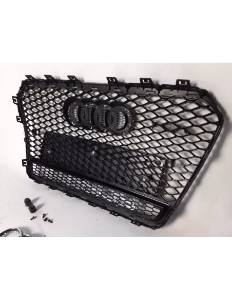  - Audi - Audi A5 8T 2012-2015 Kühlergrill Wabengrill in RS5 Schwarz Quattro Stil - 13 - Audi S5 Kühlergrill aus Chrom für Audi 