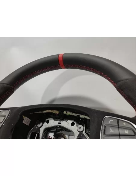  - Steering Wheels - Mercedes-Benz GLE GLC GLS C CLA W205 W166 X166 Steering Wheel Leather Alcantara - 5 - Enhance your driving 