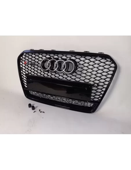  - Audi - Audi A5 8T 2012-2015 Kühlergrill Wabengrill in RS5 Schwarz Quattro Stil - 3 - Audi S5 Kühlergrill aus Chrom für Audi A