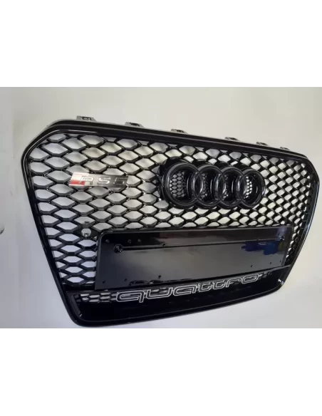  - Audi - Audi A5 8T 2012-2015 Kühlergrill Wabengrill in RS5 Schwarz Quattro Stil - 10 - Audi S5 Kühlergrill aus Chrom für Audi 