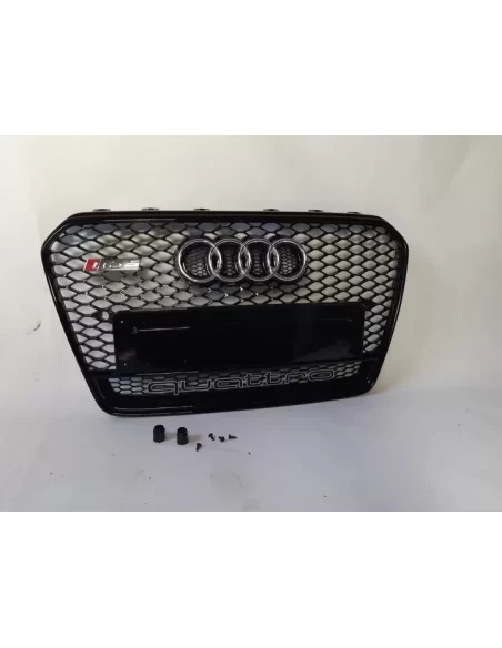  - Audi - Audi A5 8T 2012-2015 Kühlergrill Wabengrill in RS5 Schwarz Quattro Stil - 18 - Audi S5 Kühlergrill aus Chrom für Audi 