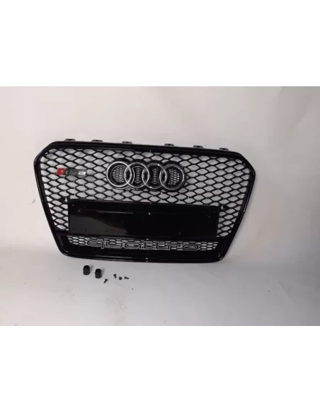  - Audi - Audi A5 8T 2012-2015 Kühlergrill Wabengrill in RS5 Schwarz Quattro Stil - 6 - Audi S5 Kühlergrill aus Chrom für Audi A