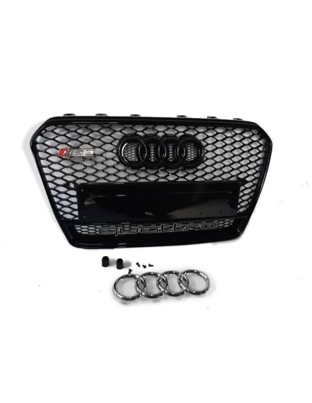  - Audi - Audi A5 8T 2012-2015 Kühlergrill Wabengrill in RS5 Schwarz Quattro Stil - 1 - Audi S5 Kühlergrill aus Chrom für Audi A