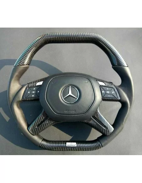  - Steering Wheels - Mercedes-Benz W463 W166 X166 W212 Steering Wheel Carbon Leather - 1 - Buy Mercedes-Benz W463 W166 X166 W212