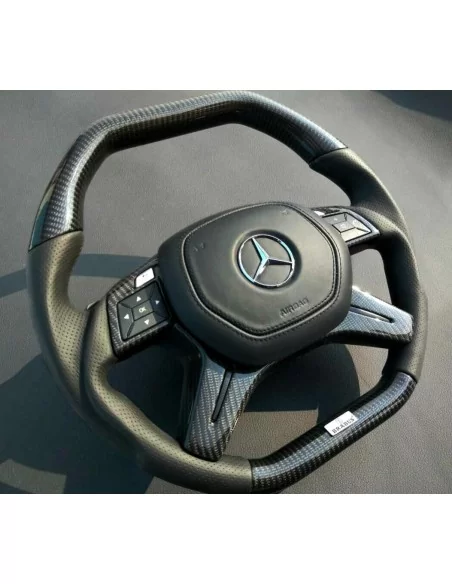  - Steering Wheels - Kierownica Mercedes-Benz W463 W166 X166 W212 ze skóry węglowej - 3 - Kierownica Mercedes-Benz W463 W166 X16