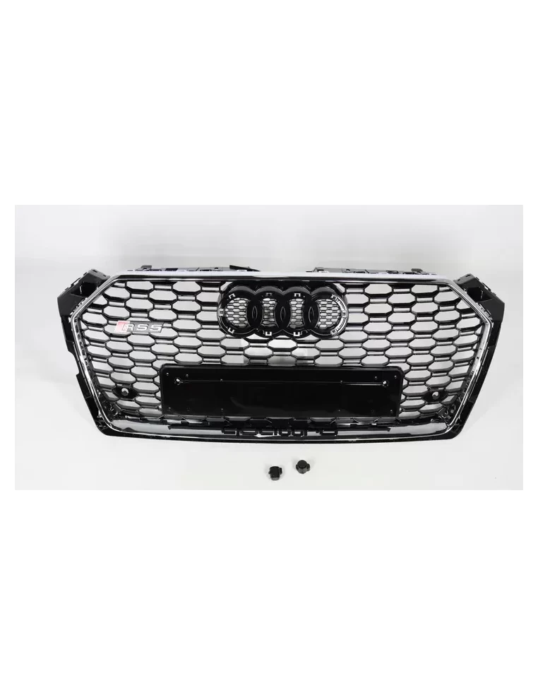  - Audi - For Audi A5 S5 2016+ F5 honeycomb grille RS5 Quattro optics chrome - 1 - ⭐️TOP ANGEBOT⭐️ RS5 Chrome Quattro Style, ♨️B