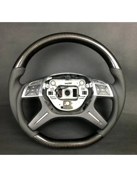  - Steering Wheels - Mercedes-Benz G-Class E-Class GL ML W463 W166 X166 W212 Steering Wheel Carbon Leather - 1 - Experience luxu