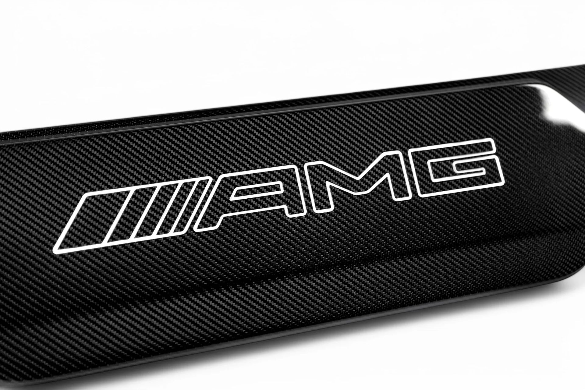AMG Carbon Hecktür Aufsatz mit LED Logo für W463A W465 Mercedes-Benz G-Klasse