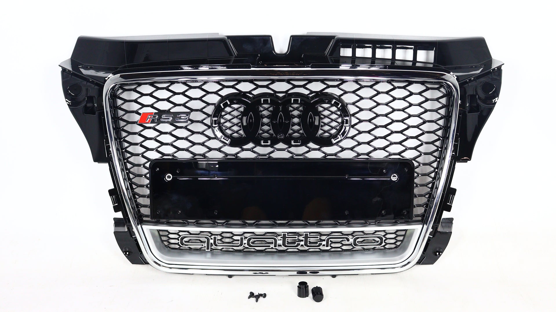 Für Audi A3 8P 2008-2012 Wabengrill Grill RS3 Chrome Quattro Style