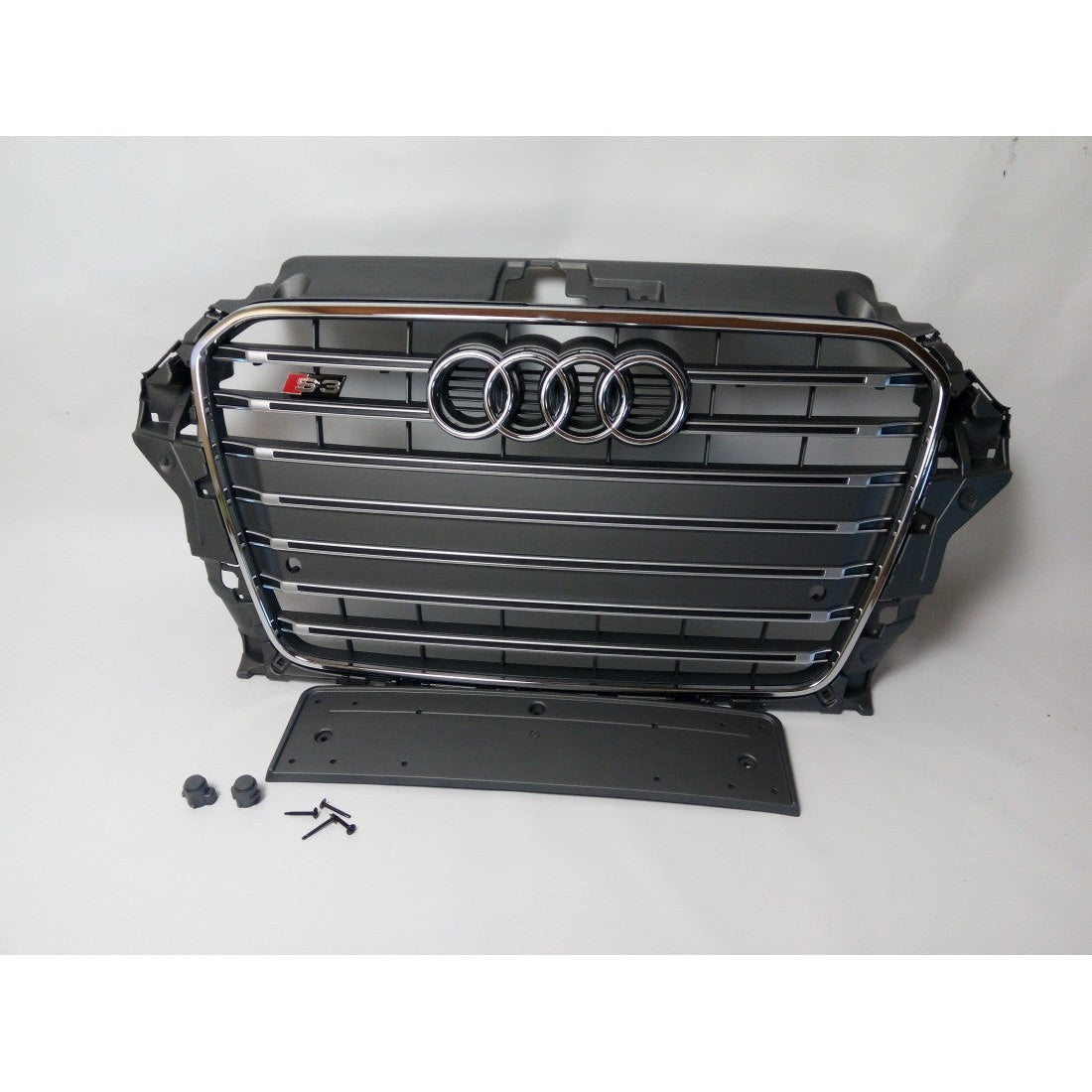 Für Audi A3 8V 2012-2015 Kühlergrill Grill S3 Grau Style