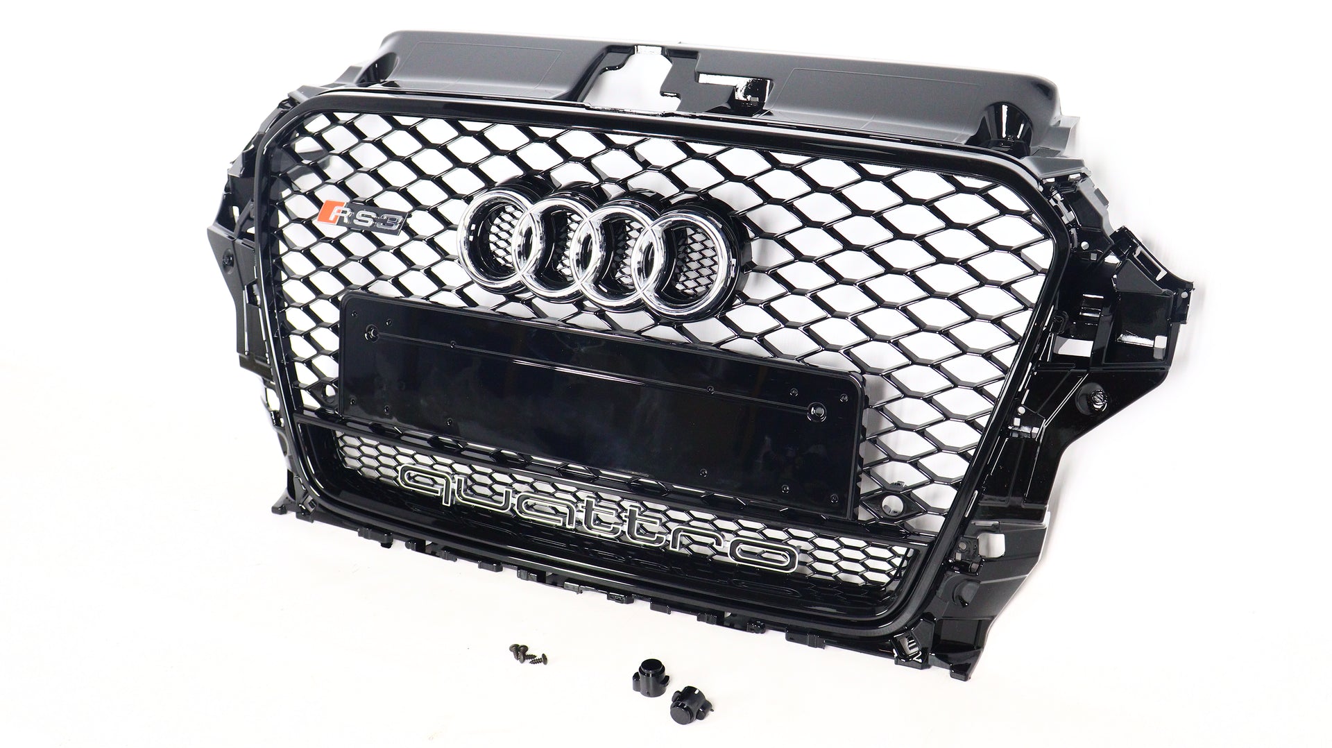 Für Audi A3 8V 2012-2015 Wabengrill Grill RS3 Black Quattro Style