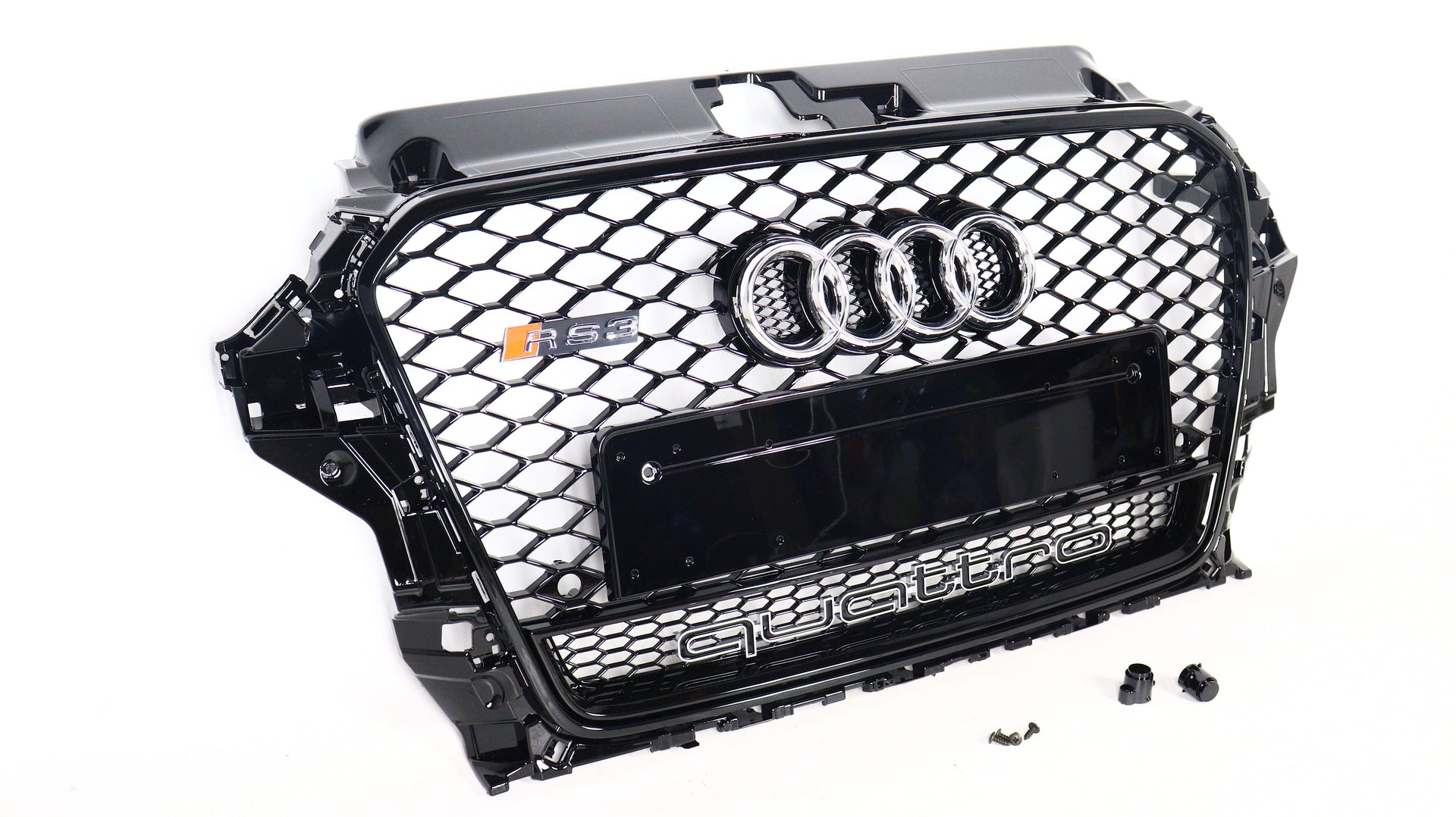 Für Audi A3 8V 2012-2015 Wabengrill Grill RS3 Black Quattro Style