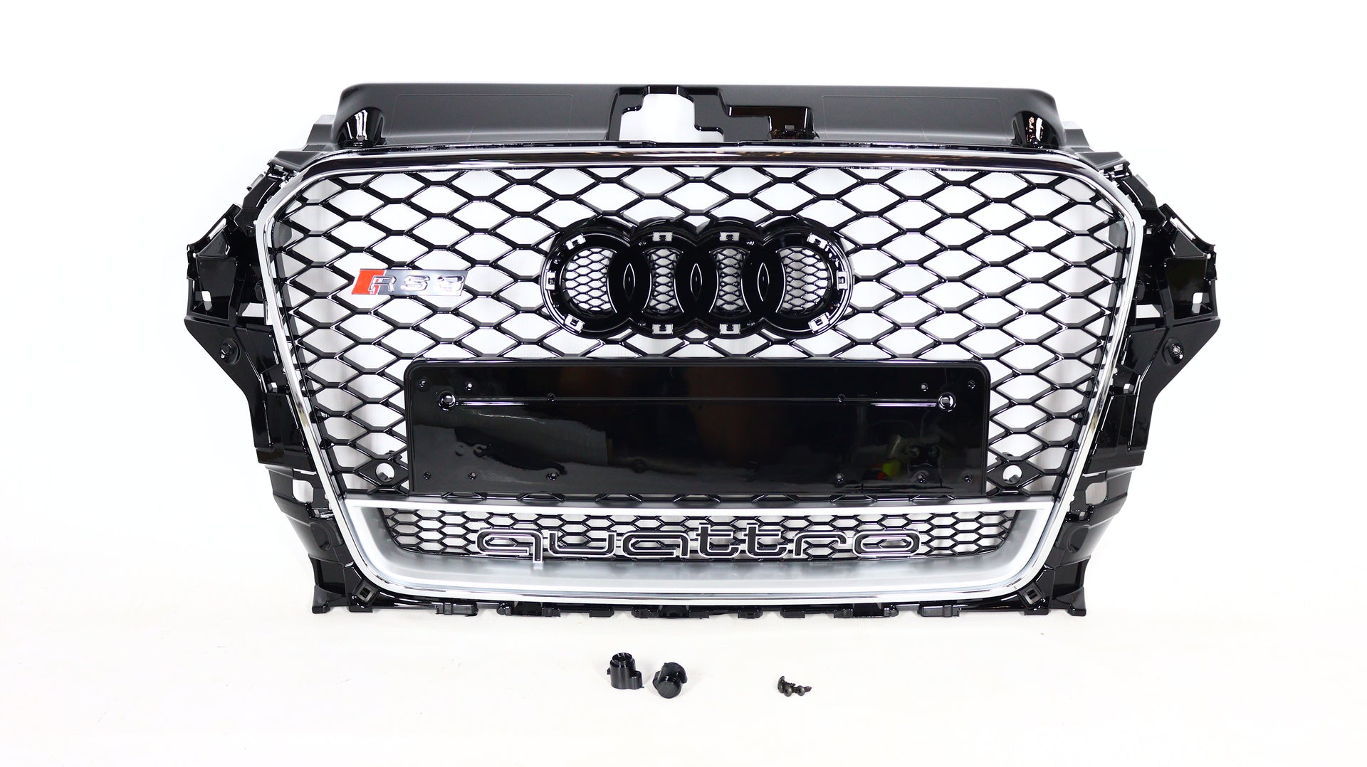 Für Audi A3 8V 2012-2015 Wabengrill Grill RS3 Chrome Quattro Style