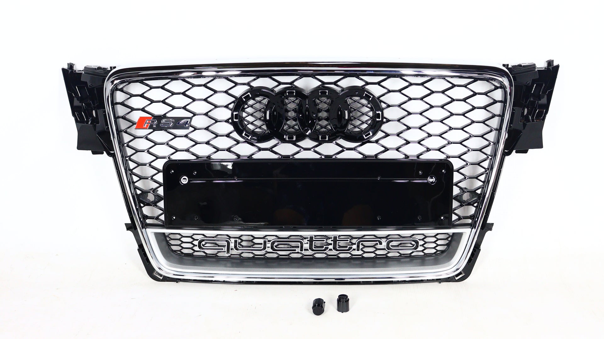 Für Audi A4 B8 2008-2012 Wabengrill Grill RS4 Chrome Quattro Style