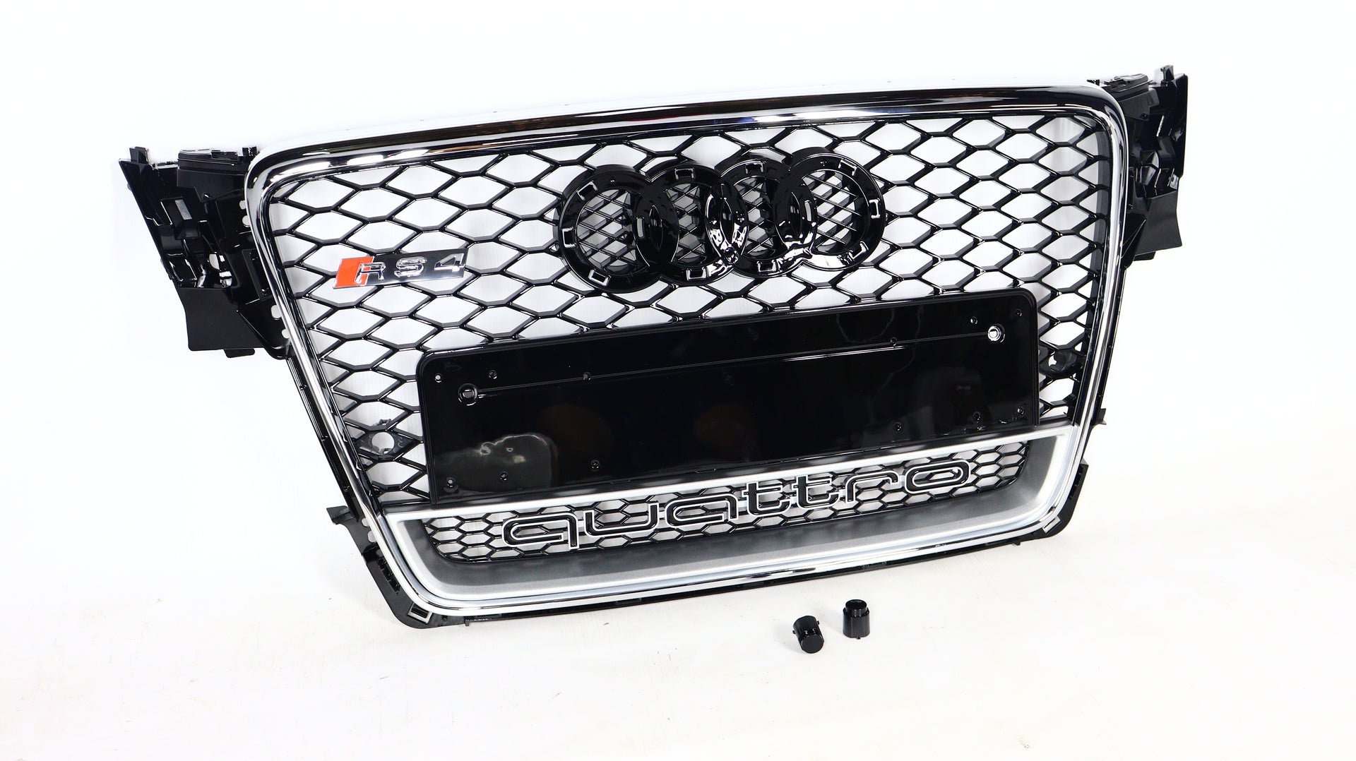 Für Audi A4 B8 2008-2012 Wabengrill Grill RS4 Chrome Quattro Style