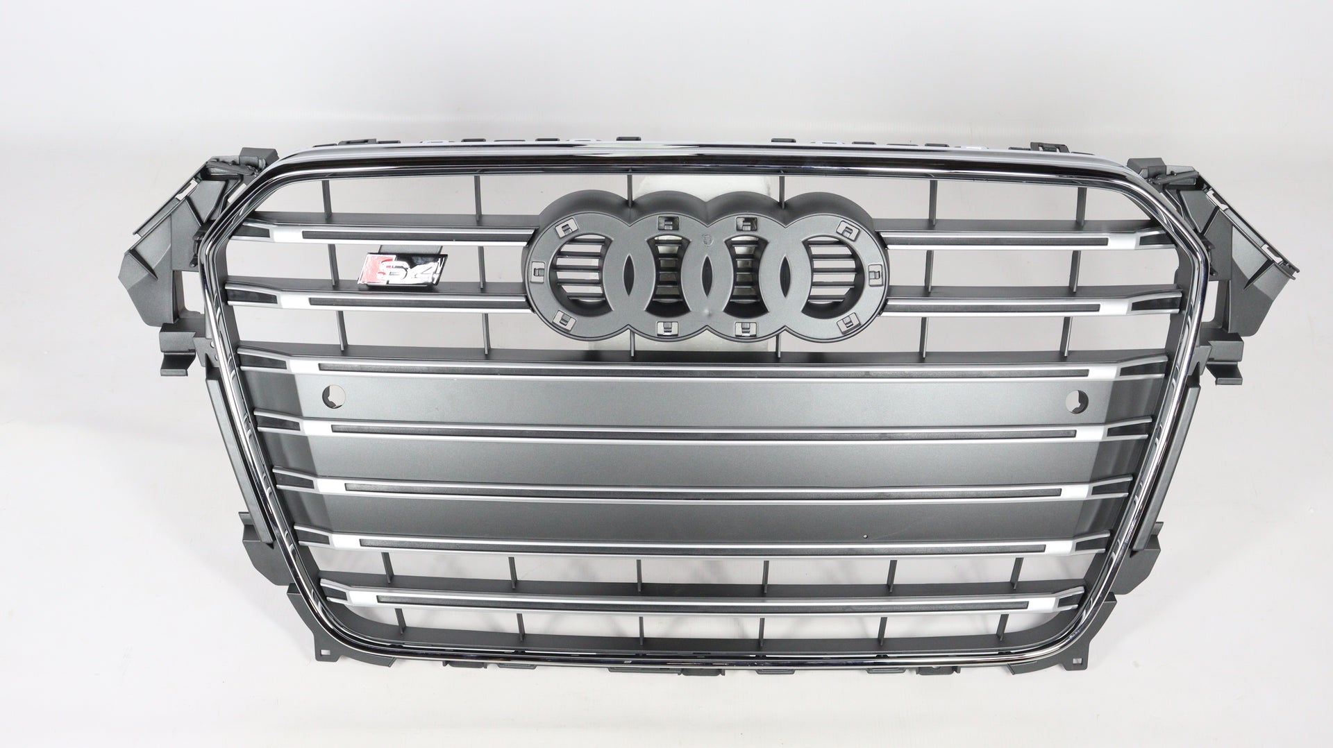 Für Audi A4 B8 FL 2012-2015 Kühlergrill Grill S4 Grau Style