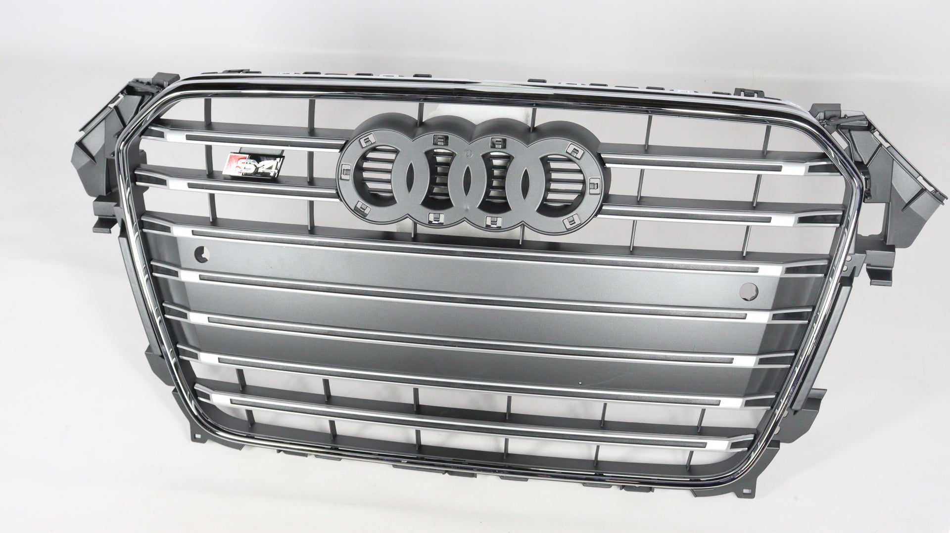 Für Audi A4 B8 FL 2012-2015 Kühlergrill Grill S4 Grau Style