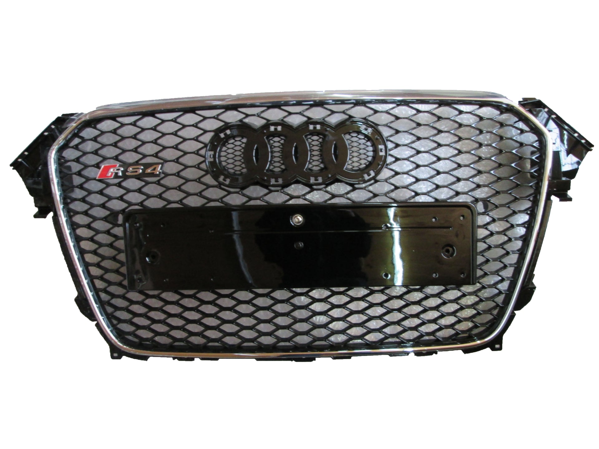 Für Audi A4 B8 FL 2012-2015 Wabengrill Grill RS4 Chrome Style