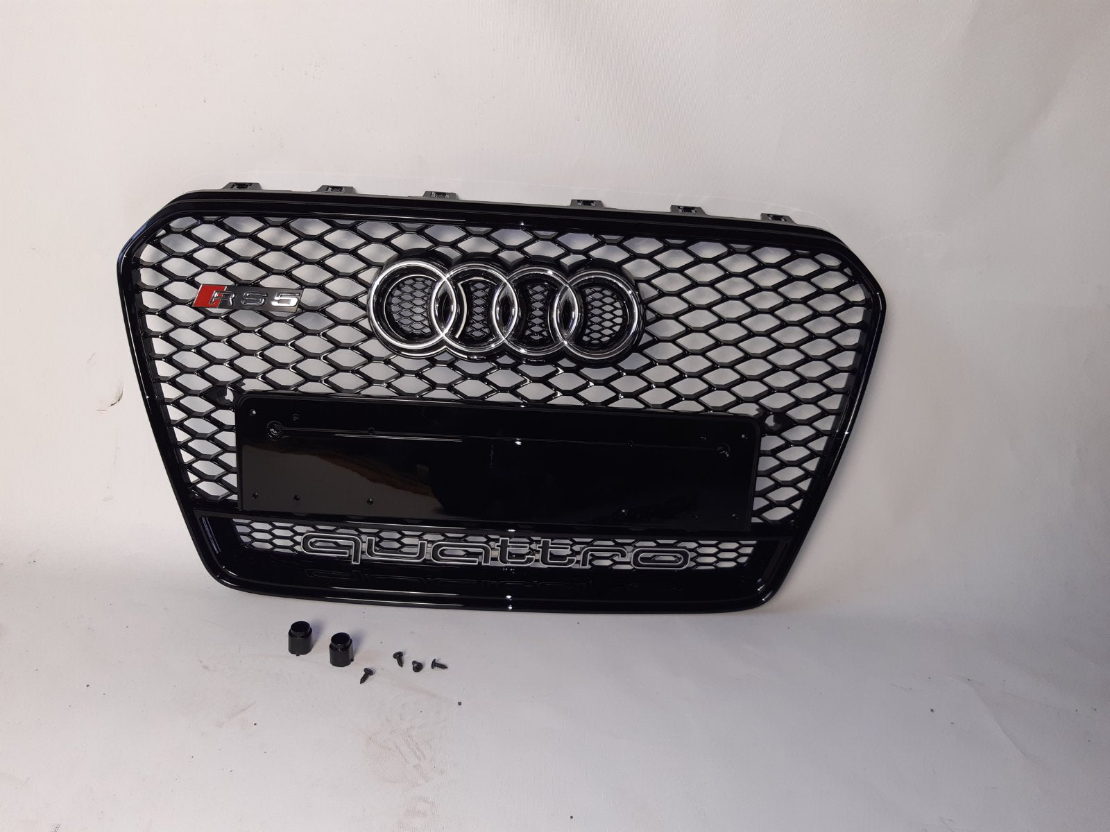 Für Audi A5 8T 2012-2015 Kühlergrill Grill RS5 Black Quattro Optik