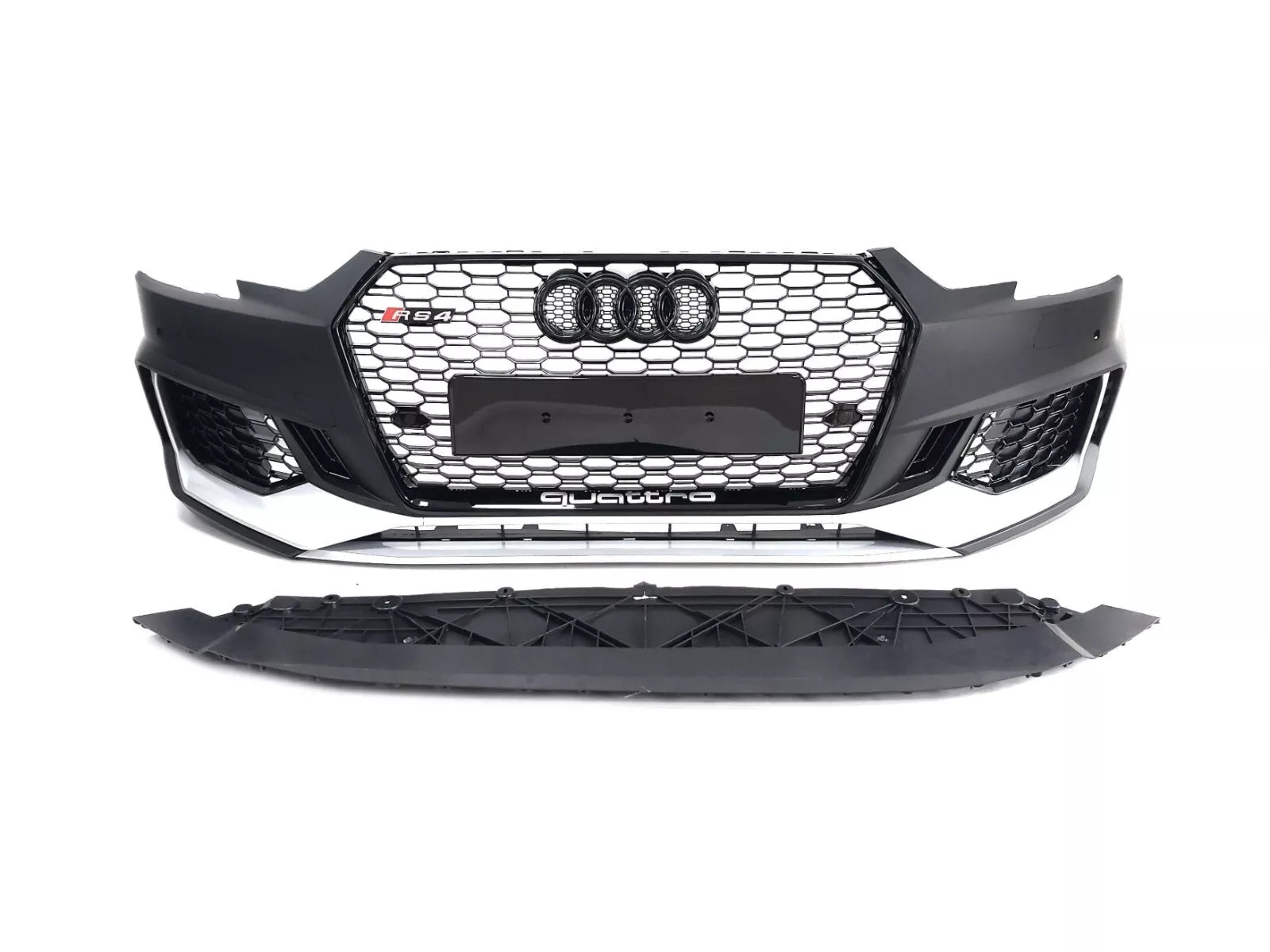 RS4 Frontstoßstange mit Kühlergrill für Audi A4 S4 B9 2015-2019