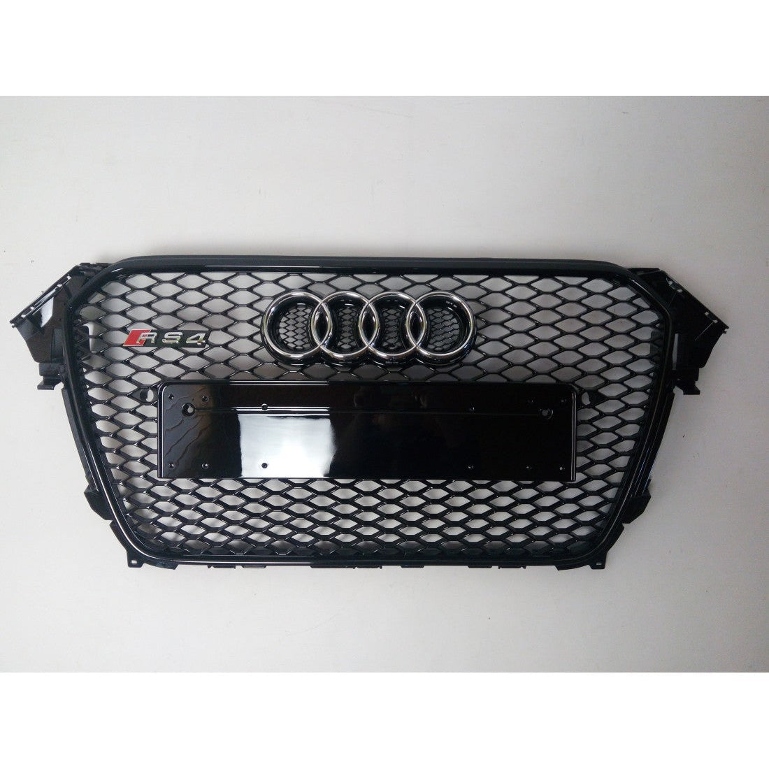 Für Audi A4 B8 FL 2012-2015 Wabengrill Grill RS4 Black Style