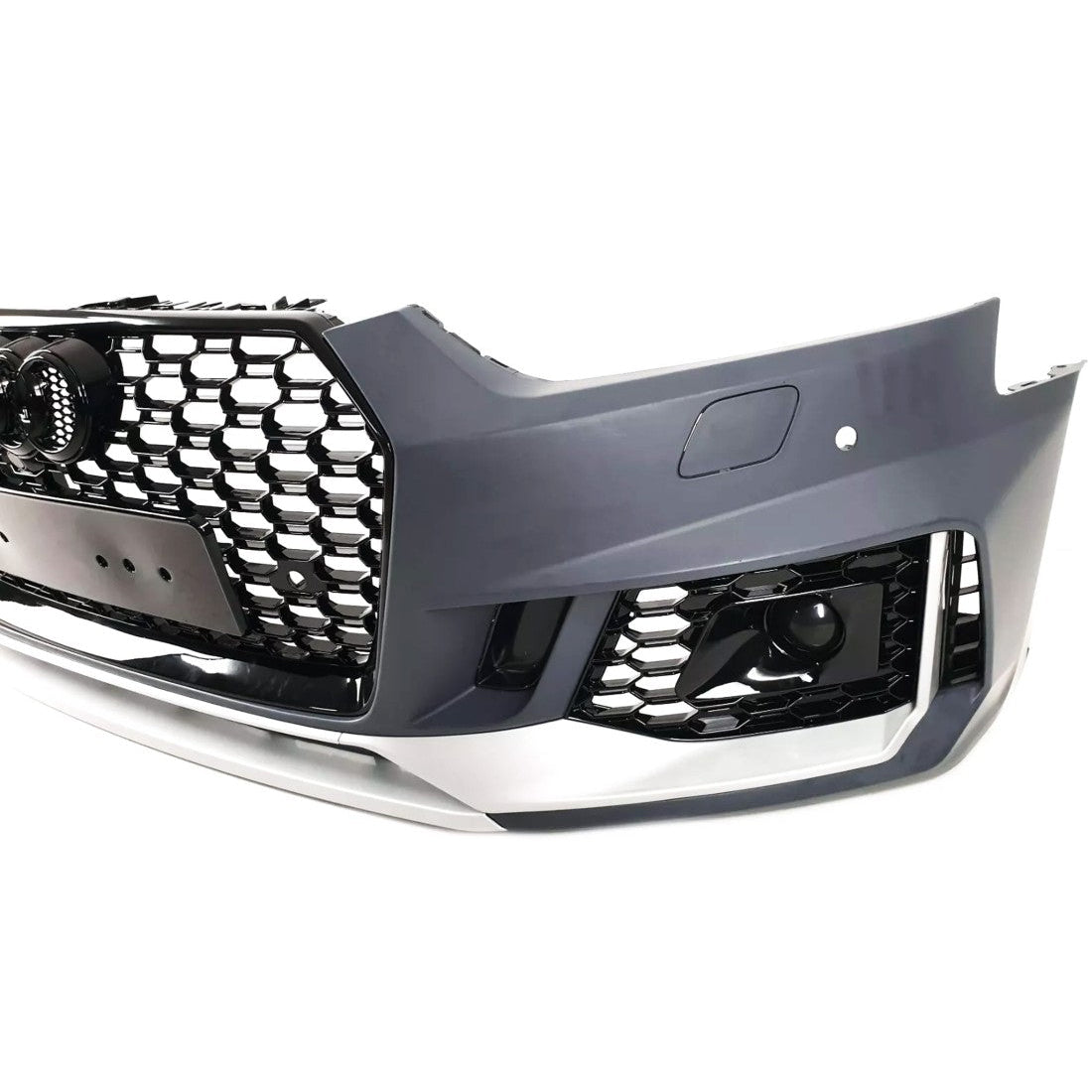 Für Audi A5 F5 2015-2019 Frontstoßstange RS5-Look Bumper mit Wabengrill